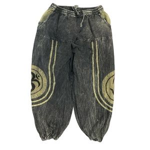 Mens Hippie Baggy Pants Size:Large